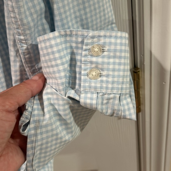 Vineyard Vines gingham blouse size 14 - Picture 4 of 6